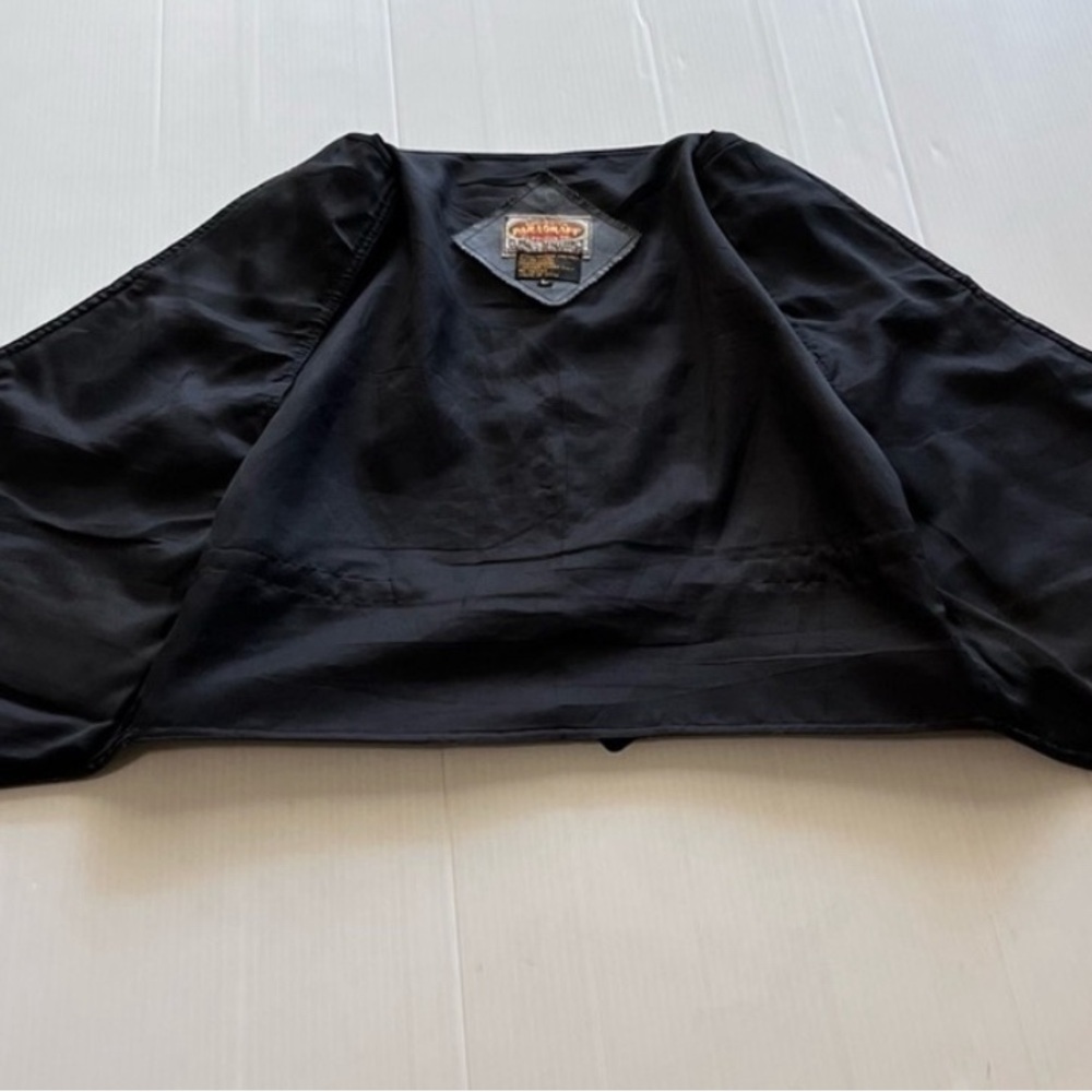 Preowned 1990s Exclusive PapaGraff Clothing Co Leather Vest Western Style. - Picture 10 of 12